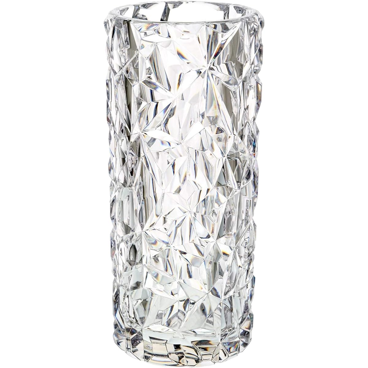 FOYER Unbreakable Vase Flower Base Polycarbonate Stylish Height 32.5 cm Width 14 cm Large 2300073