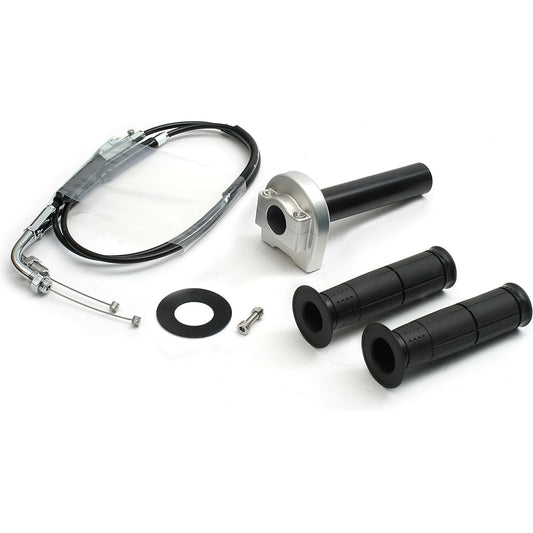 ACTIVE Vehicle specific throttle kit TYPE-1: Silver (winding φ36/plated metal fittings) [CBR250R('11-'13)] 1061693