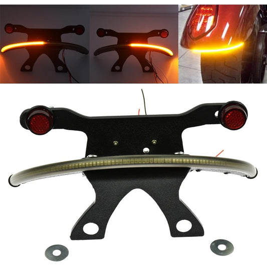 LED Fender Amber Smoke Lens Tail Light Bracket Victory Vegas 2003-2017