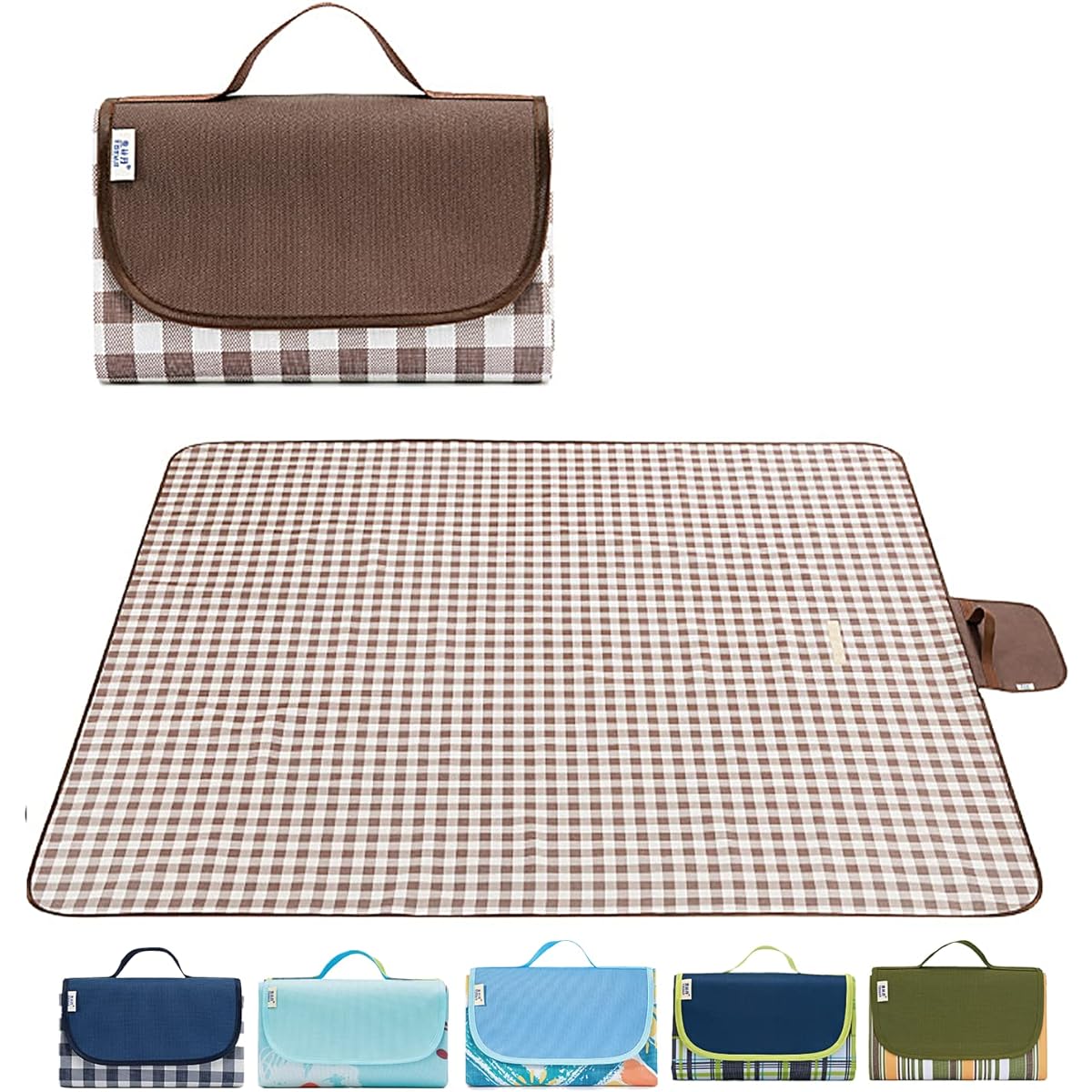 Leisure Sheet, Picnic Mat, Large Size, 145*200cm, For 2-6 People, Picnic Sheet, Waterproof, Moisture Proof, Foldable, Plaid Leisure Mat, Lightweight, Easy Storage, Convenient to Carry, Comfortable Sitting, Easy Care, Cherry Blossom Viewing Sheet, Firewor
