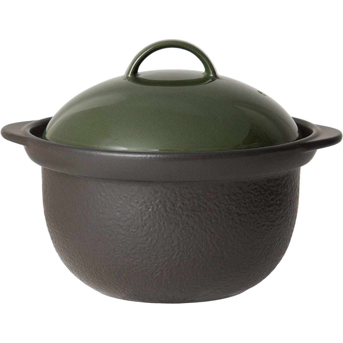 TAMAKI Rice Cooker Thermatec 3-cup Olive Diameter 25.5 x Depth 22.2 x Height 19cm Open flame/microwave/oven compatible TDG02-310