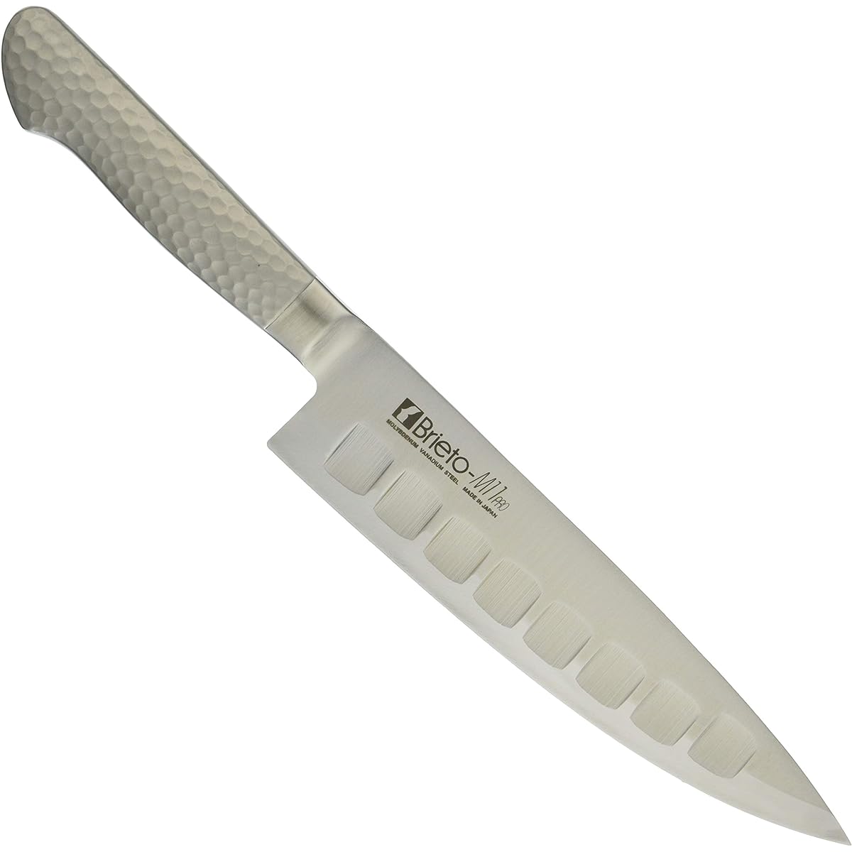 Kataoka Seisakusho Cook's Knife Silver 200mm Made in Japan Brieto-M11pro Europe Molybdenum Vanadium Steel Depot Processing Double-edged Real Blade M104-S