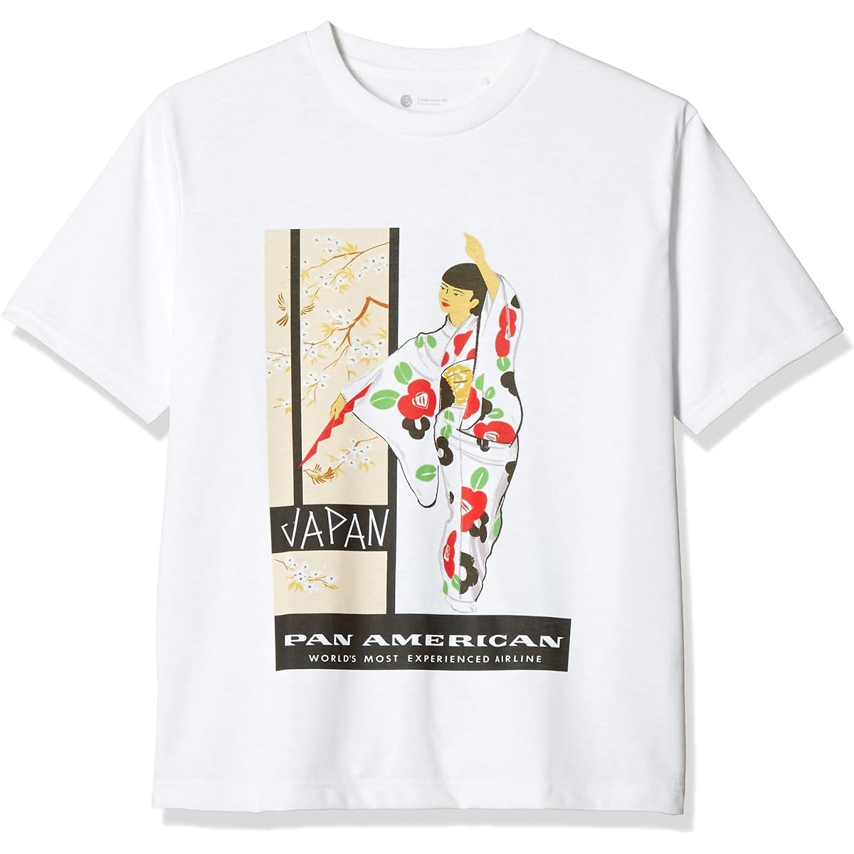 [Mizuno] Outdoor Travel & Walking Wear (PANAM) JAPAN T-shirt B2JA0054