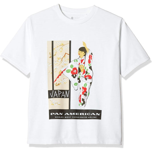 [Mizuno] Outdoor Travel & Walking Wear (PANAM) JAPAN T-shirt B2JA0054