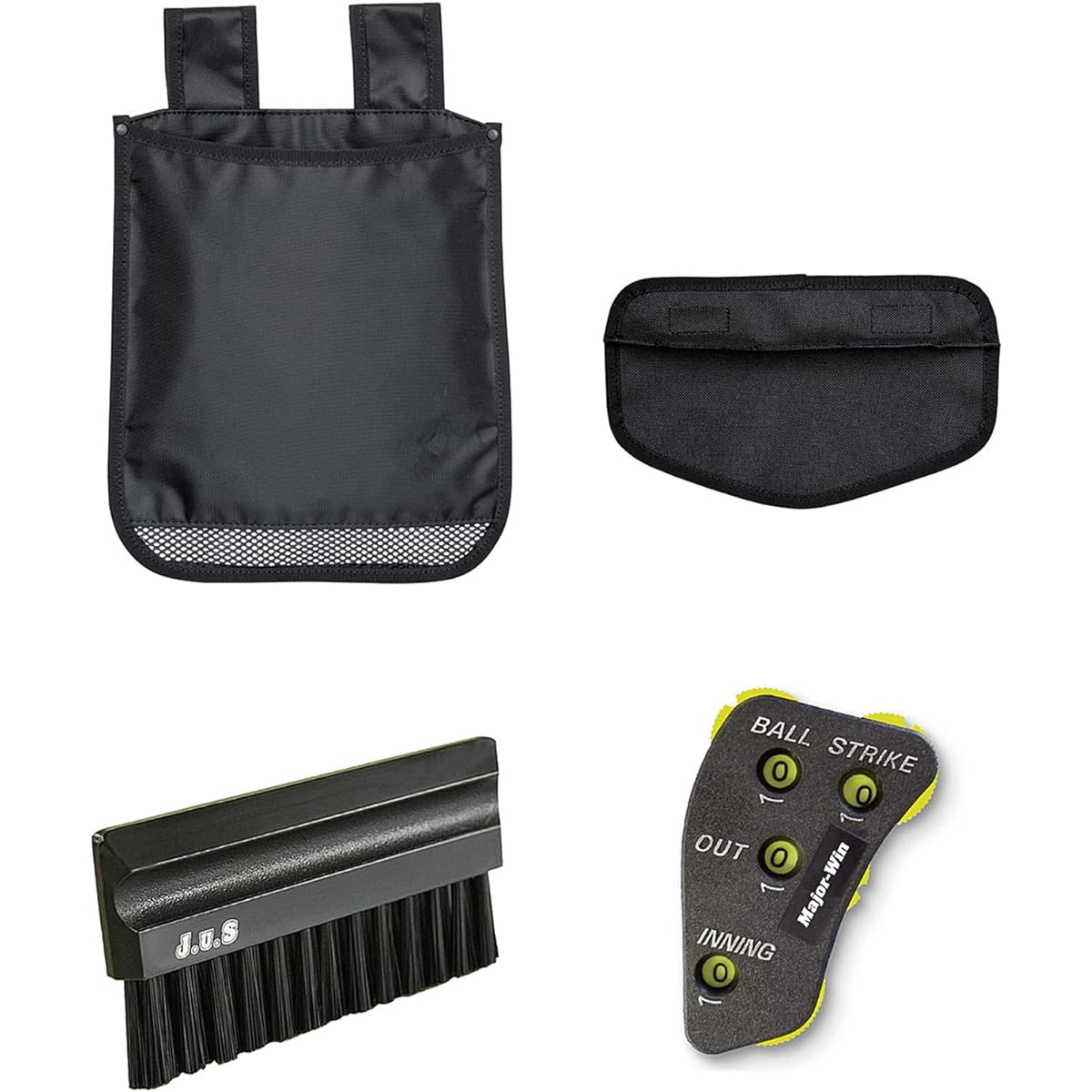 UNIX Baseball Umpire Ball Case Bag Set of 4 BX886