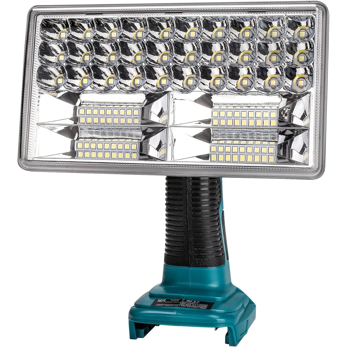 WaxPar Makita Compatible Light, Disaster Prevention, Emergency, Power Outage Response, For Night Construction, Mountain Climbing, Night Fishing, Camping, Earthquake Protection, High Brightness, 30W, 14.4V~18V, Compatible with Lithium Ion Battery BL1830 B