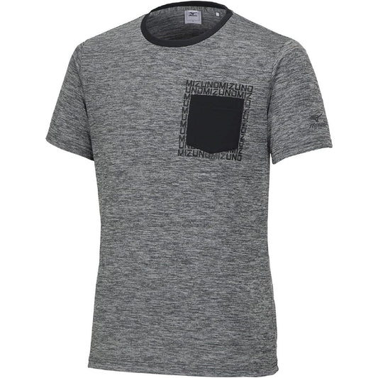 [Mizuno] Training Wear, Short Sleeve T-Shirt, Sweat Absorbent, Quick Drying, Antibacterial, Odor Resistant, Stain Resistant, UPF15 K2JAA113 Men's