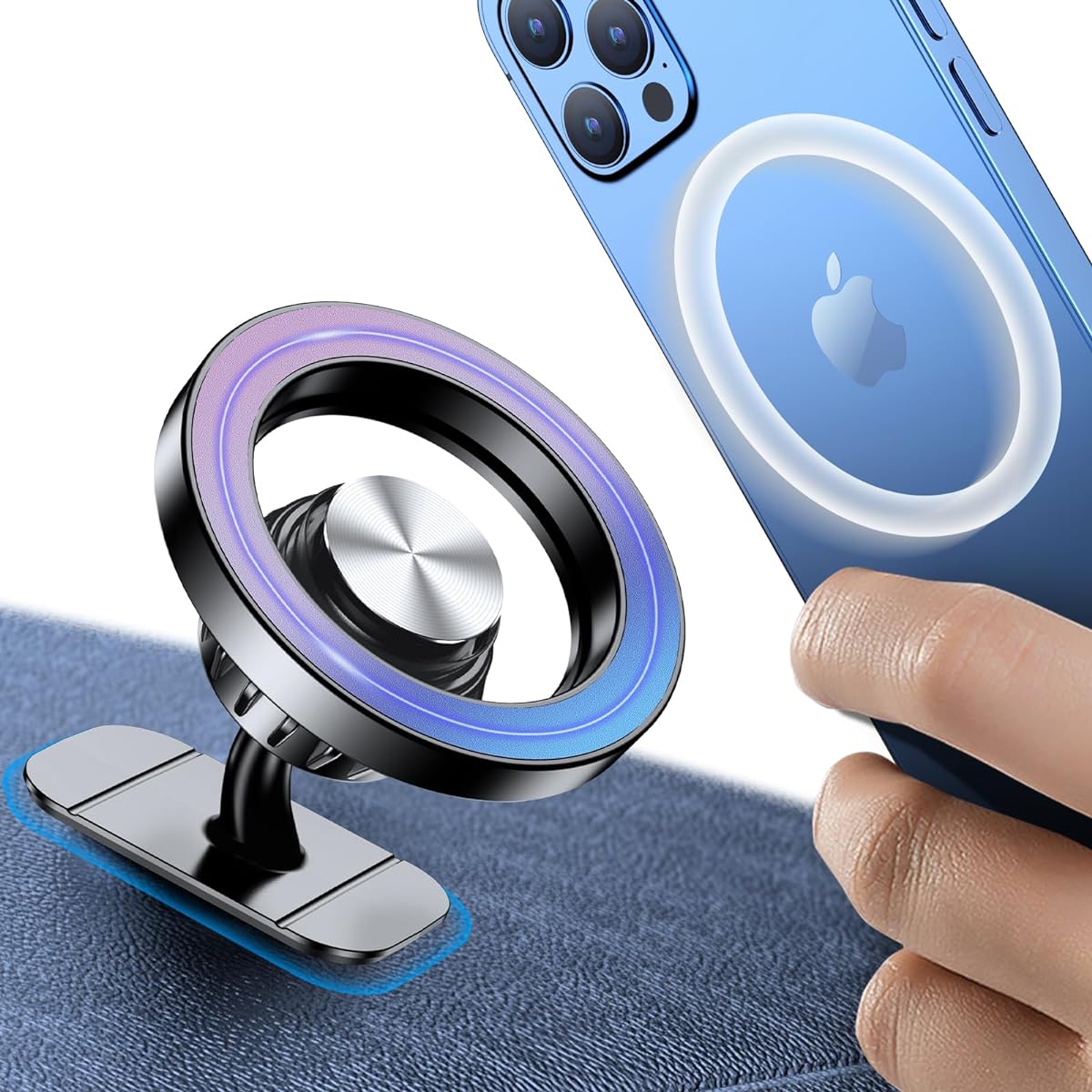 COOLPOW MAGSAFE In -vehicle mount iPhone [Strongest magnet] Ventilation mouth for cars magnetic phone holders [360 degrees adjustable] Ventilation entrance phone mount All Magsafe Phone