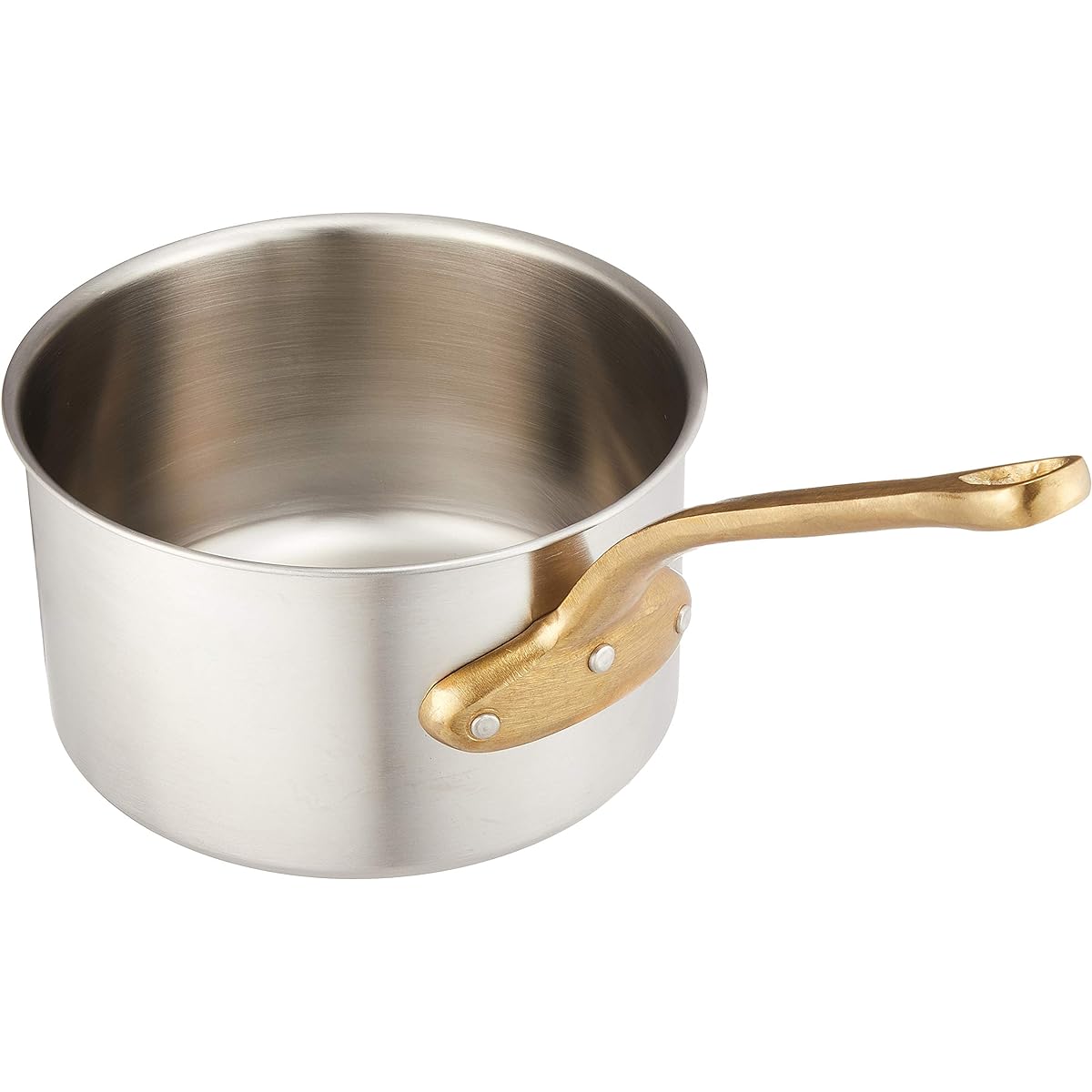Endo Shoji Commercial Super Denji Stew Pan (No Lid) 18cm Stainless Steel Pot for Induction Cooker Made in Japan AST96018
