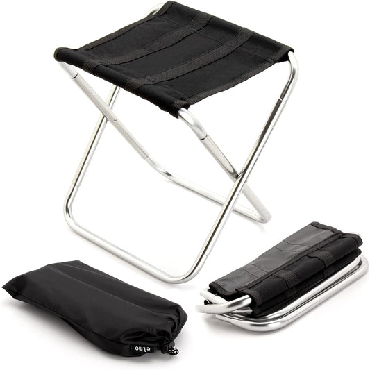 elmo Folding Chair [280g Ultra Light] Folding Chair, Instant Storage in 3 Seconds, Load Capacity 60-100kg, Compact, Climbing, Camping Chair, Fishing, Bonfire, Storage Bag Included