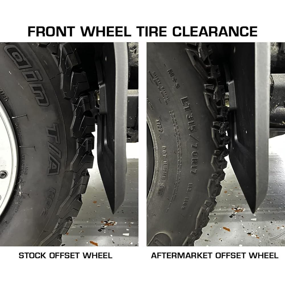 IAG I-LINE Drill required Mad Flap Splash Guard Ford Bronco 2021 2022+ 2 & 4 doors (set only on the front)