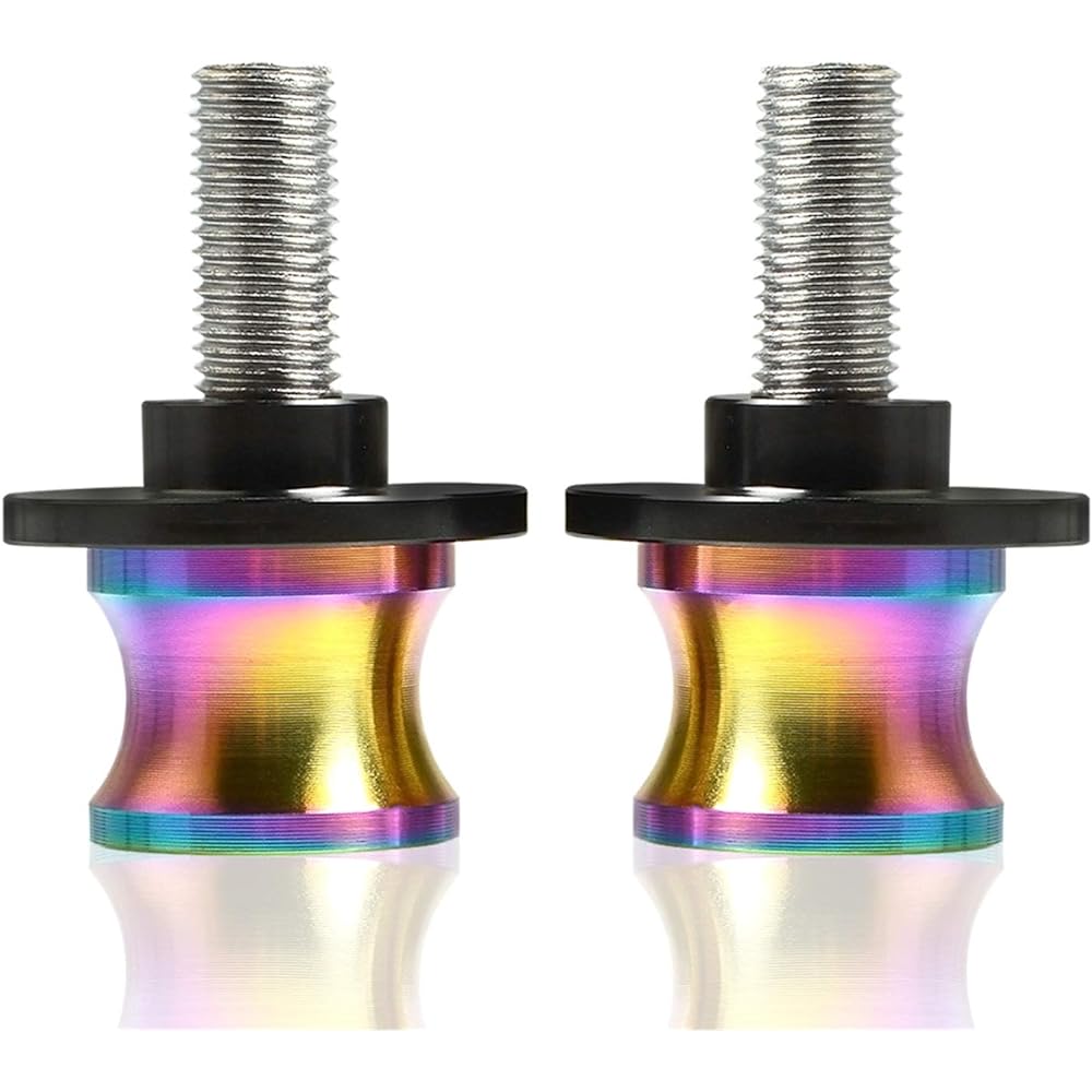 Motorcycle Swing Arm Spool Slider for Kawasaki Ninja 650R Motorcycle Swing Arm Spool Slider Stand Screw Swing Arm Slider (Color: Gold, Size: 8MM)