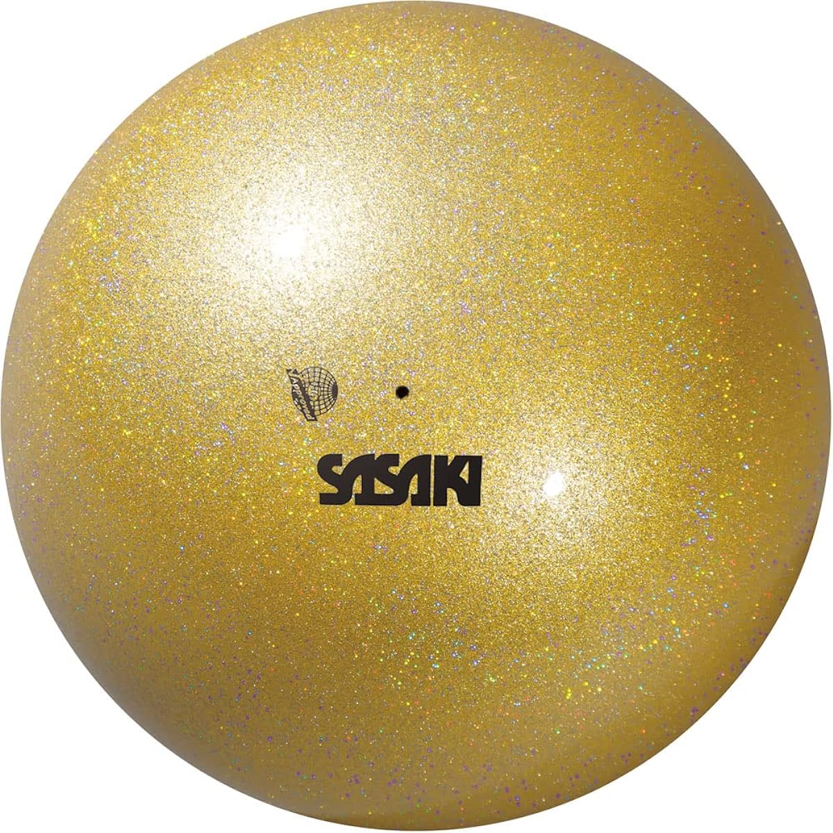 SASAKI Rhythmic Gymnastics Equipment Ball, International Gymnastics Federation Certified Product, Japan Gymnastics Association Certified Product, Meteor Ball GD (Gold) M-207BRM-F