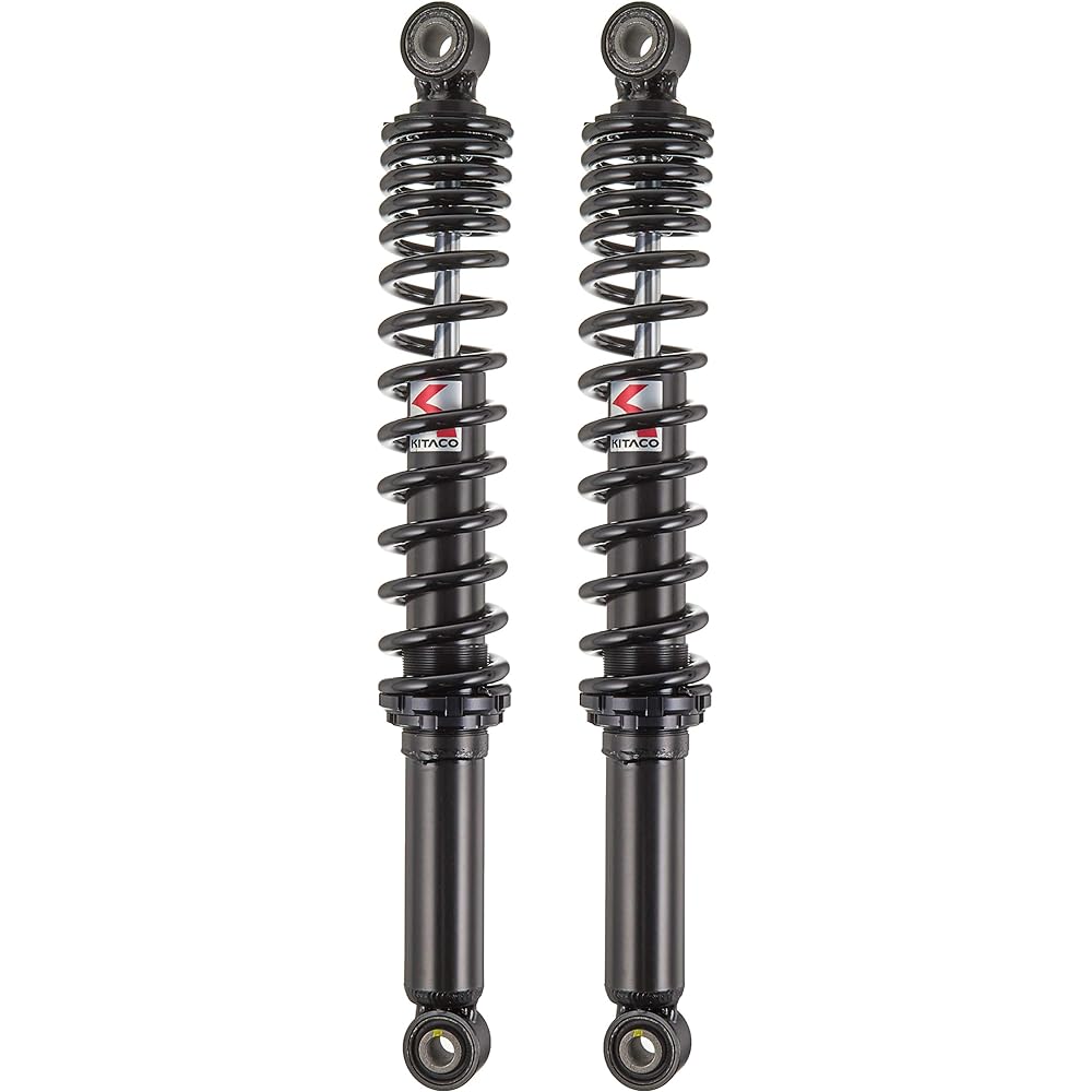 KITACO Rear Shock Absorber Set of 2 Oil Damper Cross Cub 110 (JA45) Black 520-1446050