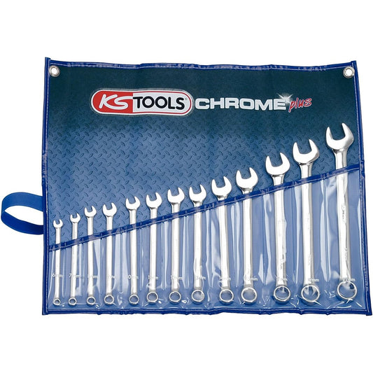 KS TOOLS CHROMEplus Combination spanner set offset 13 pcs CHROMEplus Combination spanner set offset 13 pcs 518.0643