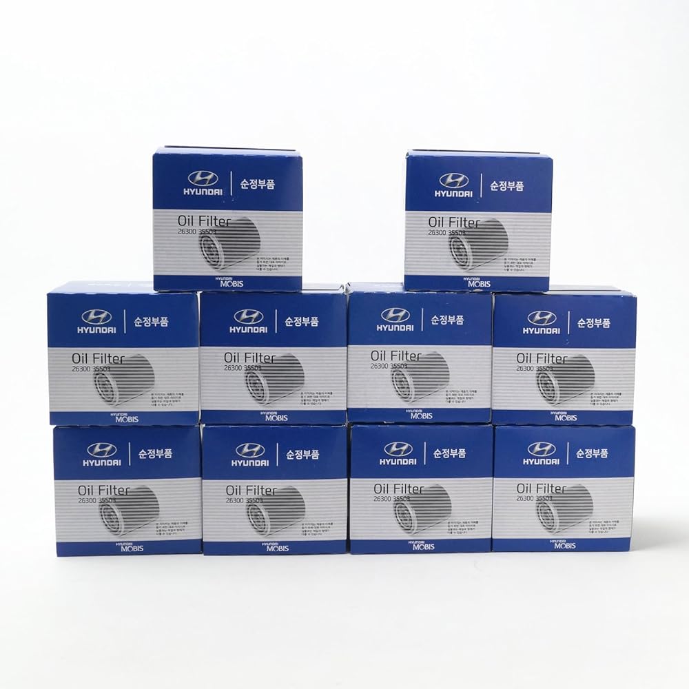 OEM HYUNDAI KIA Mobis Oil Filter 26300-35503 10 pieces