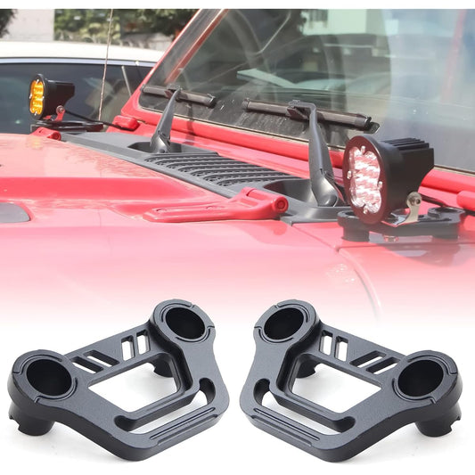 KMFCDAE Cowl Light Mount JEP JEP JL A-PILLAR Cuular Cuular Cube Bright Pod Mount Bracket JEP JEP JEP JEP JEP JL Rangler/Gradiator JT 2018 2020 2021 2023 Pair for 2023