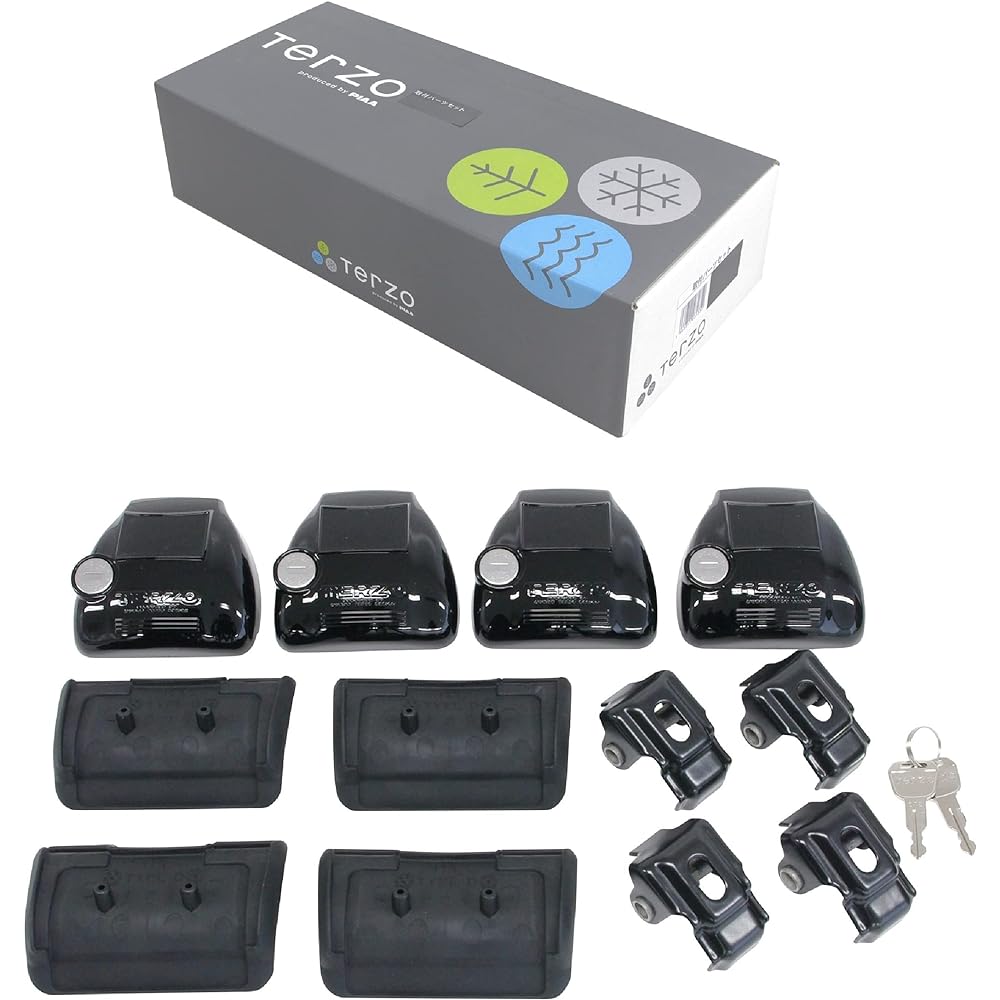 TERZO Terzo Terzo Roof Career Base Carrier Installation Holder Set Direct Rail Type [Subaru Xie Gacross 7] JR11