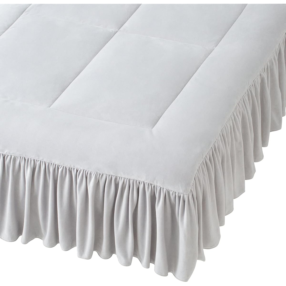 Francfranc WARMY Ruffle Bed Pad Semi-double Pink