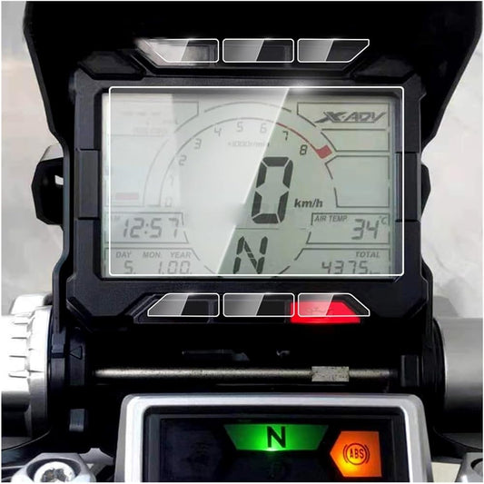 Fits for Honda X-ADV XADV 750 XADV750 2017 Motorcycle Accessories Dashboard Scratch Protection Film Motobike Cluster Screen Protector Instrument (Color : 2PCS)