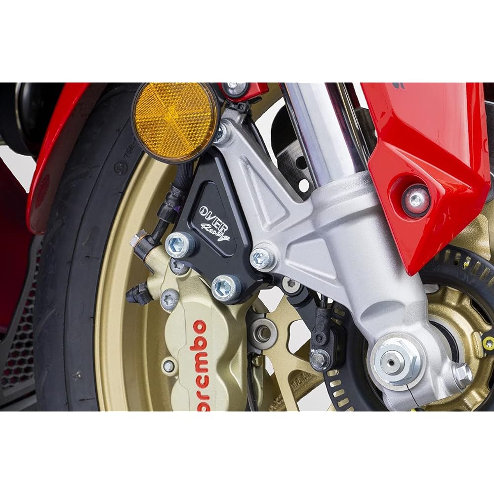 Over Racing Front Caliper Support Black Brembo 4P CBR250RR 83-021-11B
