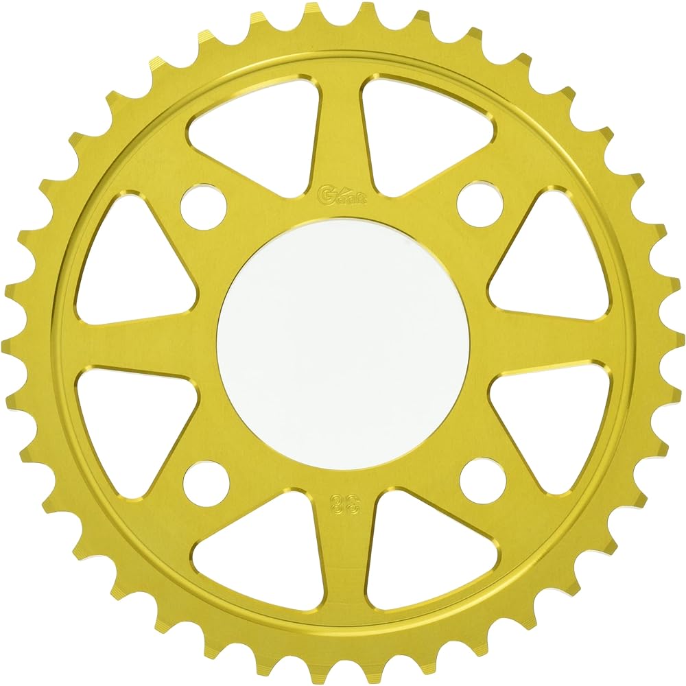 Gcraft Rear Sprocket 37 Monkey 125 (JB03)/GROM (JC92) 31511 Gold Anodized