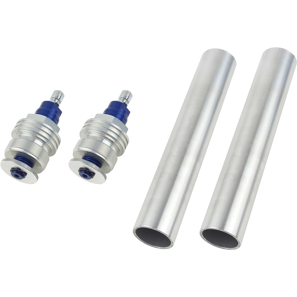 POSH Motorcycle Supplies Initial Adjuster Type 1 Silver Body/Titanium Shaft GSX250R 088065-11