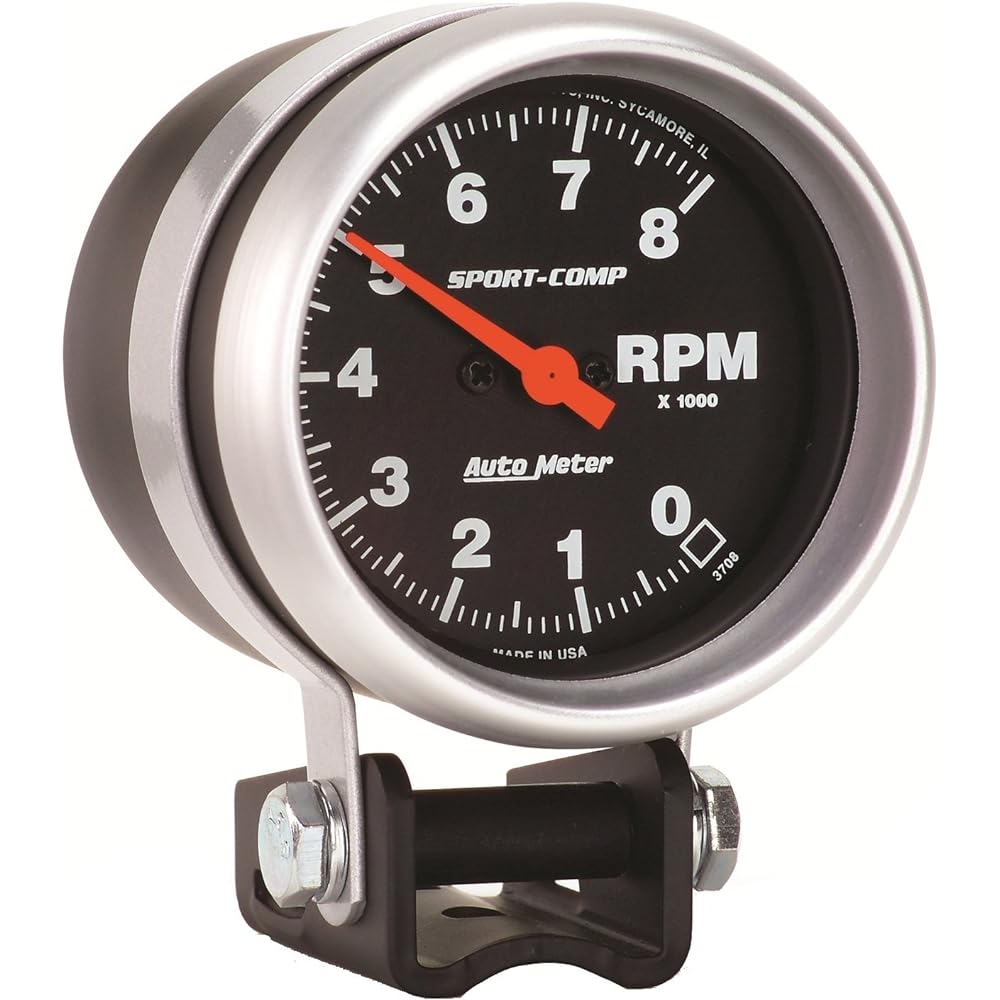 Autometer Auto Meter 3708 8000RPM φ 66 mm Tachometer