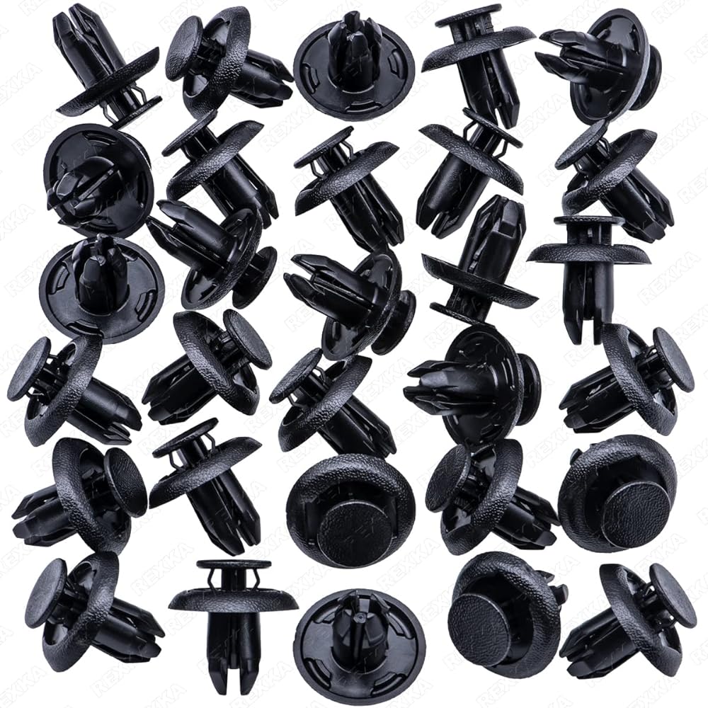 REXKA Fender Liner Splash Shield Bumper Cover Clip Fastener Rivet 30 pieces B45A-56-146A Mazda 3, 5, 6, CX-3, CX-5, CX-9 & MX-9 & MX-9 & MX-9 & MX-9 & MX-9 & MX-9