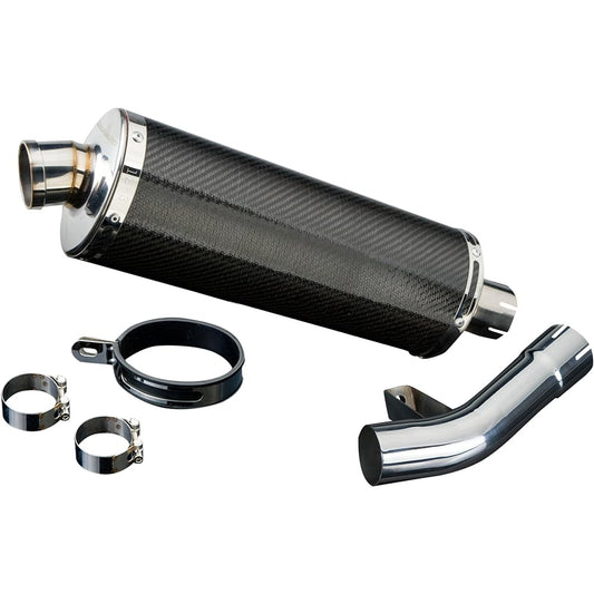 DELKEVIC Slip-on Carbon Oval Muffler SUZUKI GSF1250 BANDIT 2007-2016 2016 350mm KIT0943