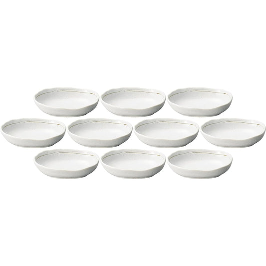 Set of 10 scribe boat-shaped pots 5.0 [17 x 11.5 x 4.5 cm] [Medium bowls]