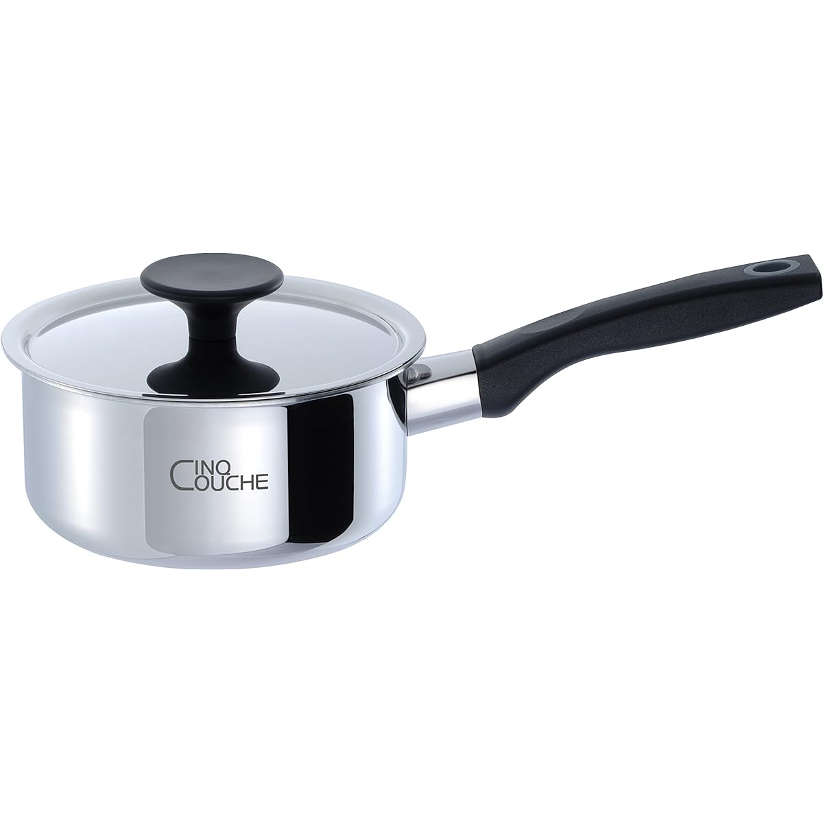 Urushiyama Metal Industry (Urushiyama) One Hand Pot Saucepan 16cm IH Compatible Full 5 Layer Structure Made in Japan Cinq Couche CQC-16S