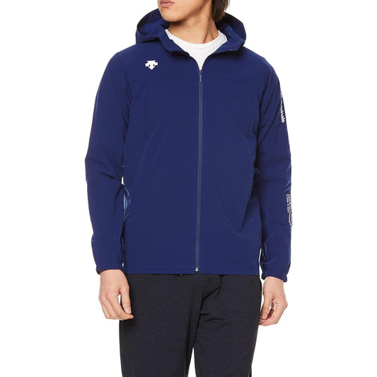[DESCENTE] Men's Windbreaker Water Repellent Lightweight Stretch MOVESPORT Airy Transfer with Hood