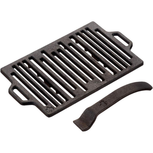 LOGOS Pyramid Iron Grill Roaster 81064205 Black (approx.) Width 27.5 x Depth 16 x Height 1.5 cm