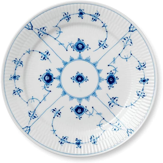 [Regular Imported Product] Royal Copenhagen Blue Fluted Plain Plate Dish 25cm Wedding Gift Present 1017201