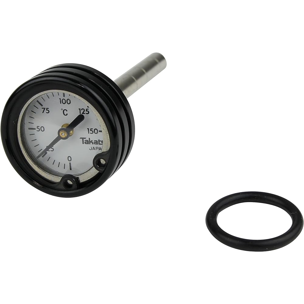 POSH Motorcycle Supplies Neo Classic Oil Temperature Gauge Black MONKEY SRX400/600(~89') 111024-06