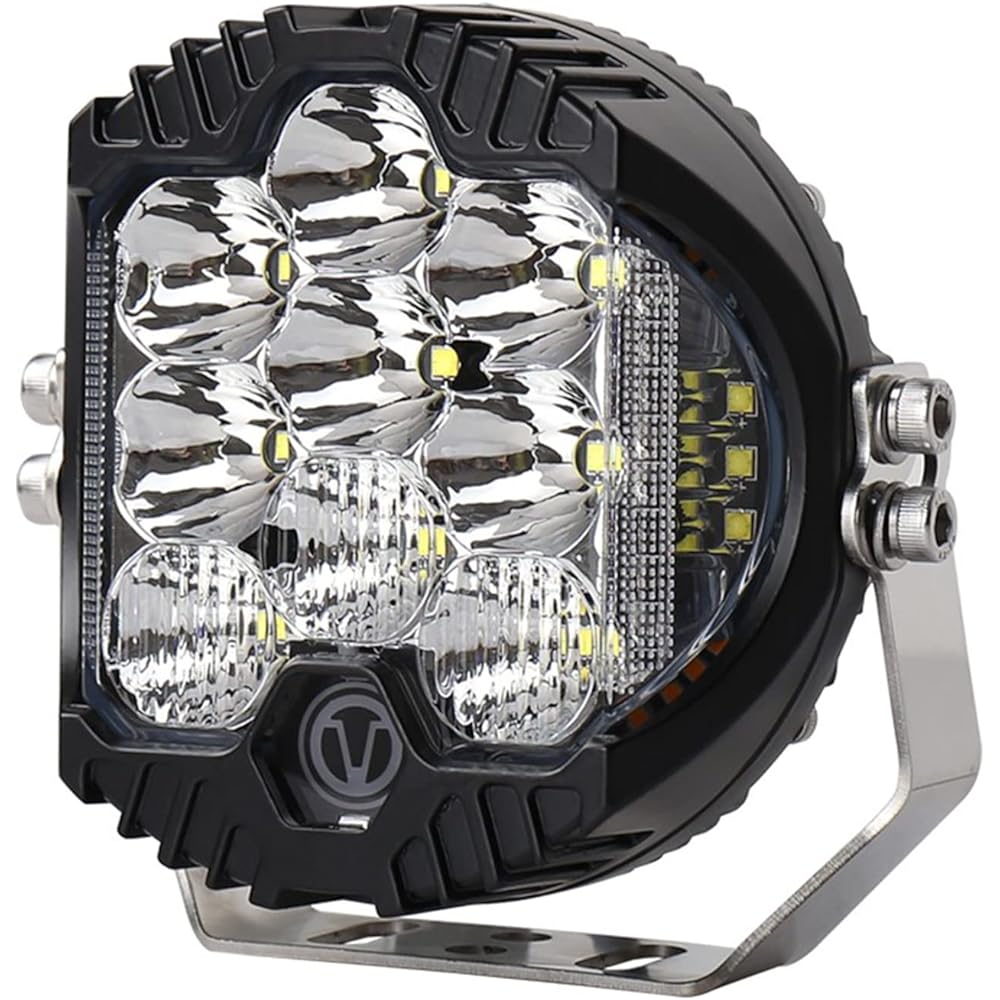 5 inch 50W LED driving light 1 piece 5500LM flood light pod off -road fog driving Roof Bar Bumper Jeep ATV Golf Cart SUV Track Hunter Pickup Track Ford F150