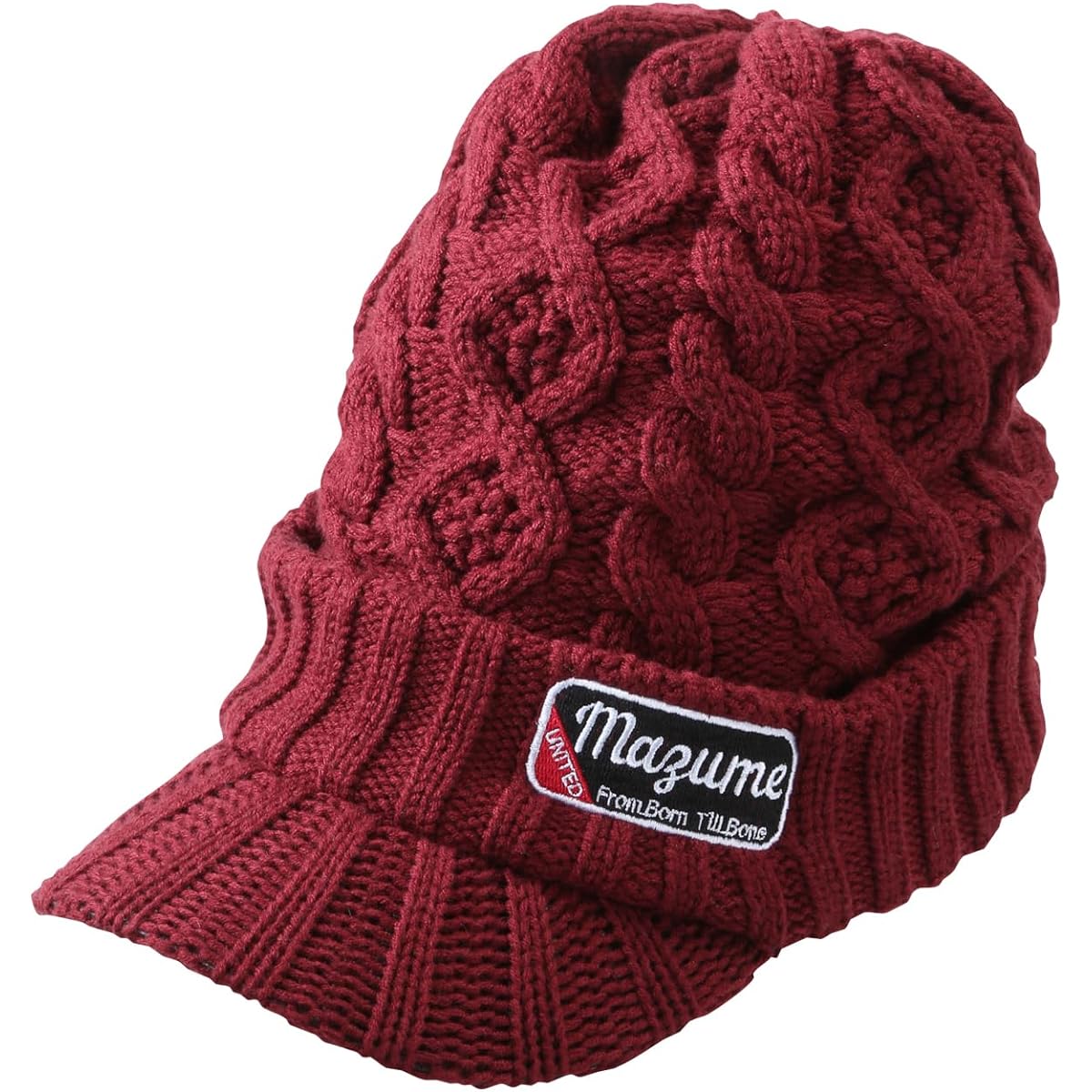 [Mazume] Knit cap (with brim)