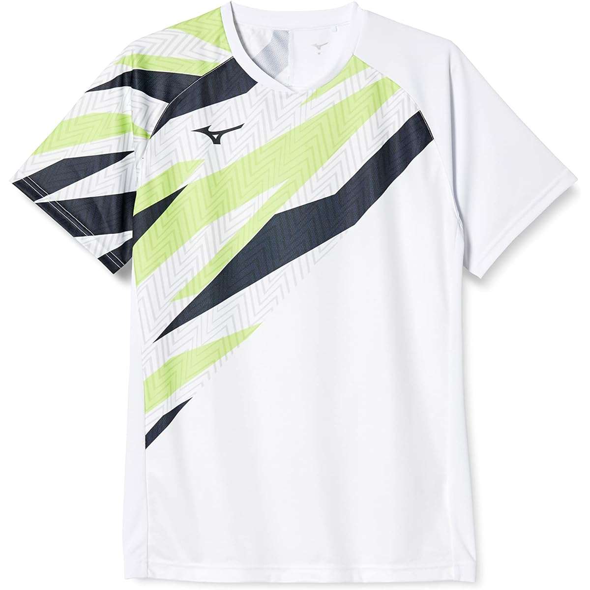 [Mizuno] Tennis Wear Game Shirt Sweat Absorbent Quick Drying Dynamotion Fit 62JA2002