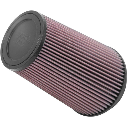 K & N Universal Clamp-on Air Filter: High performance, premium, washing, replacement filter: Flange diameter: 5 inches, 8.75 inch height: 1 inch length, shape: circular taper, RU-2815, RU-2815