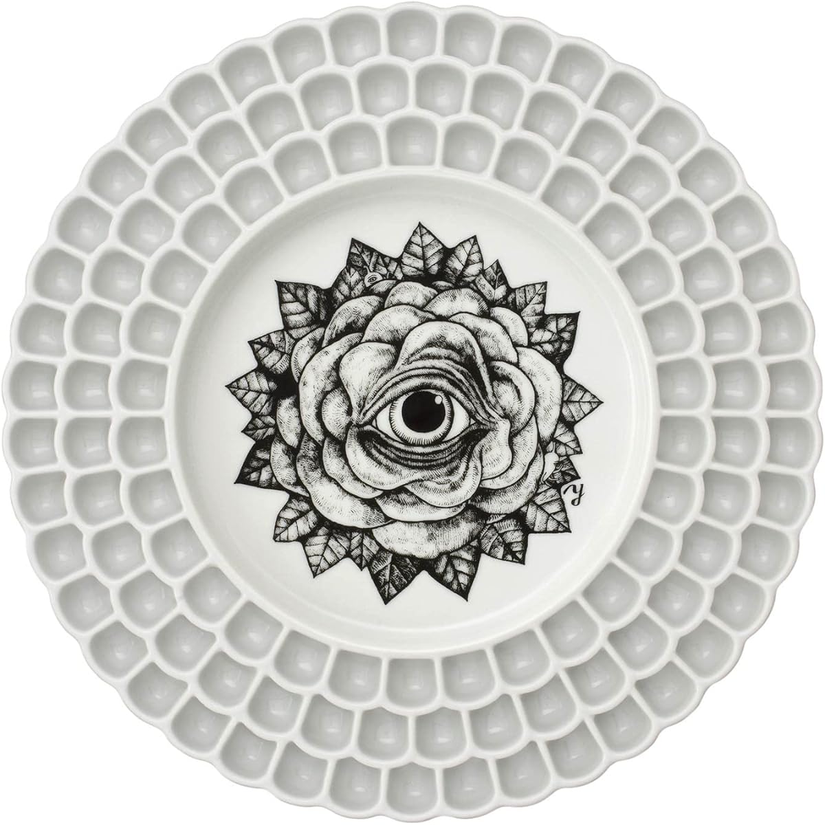 Yuko Higuchi x Holbein 2023 Collaboration Item Paint Plate 108 Color Dividers Eye Flower (Mebana) (474477)