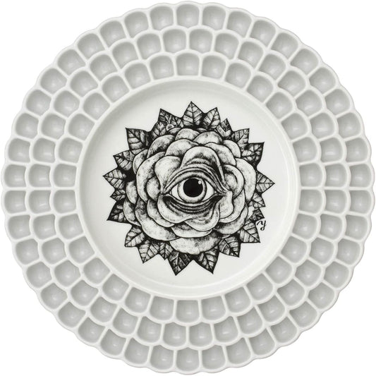 Yuko Higuchi x Holbein 2023 Collaboration Item Paint Plate 108 Color Dividers Eye Flower (Mebana) (474477)