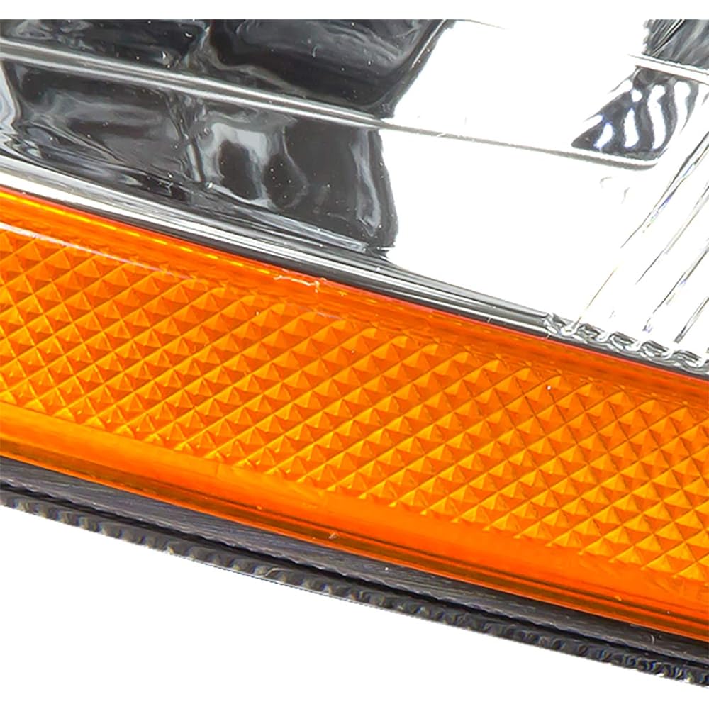 DNA MOTORING OEM-HL-0001-L Chrome Factory Style Style Site side Headlight replacement 98-02 For Accord