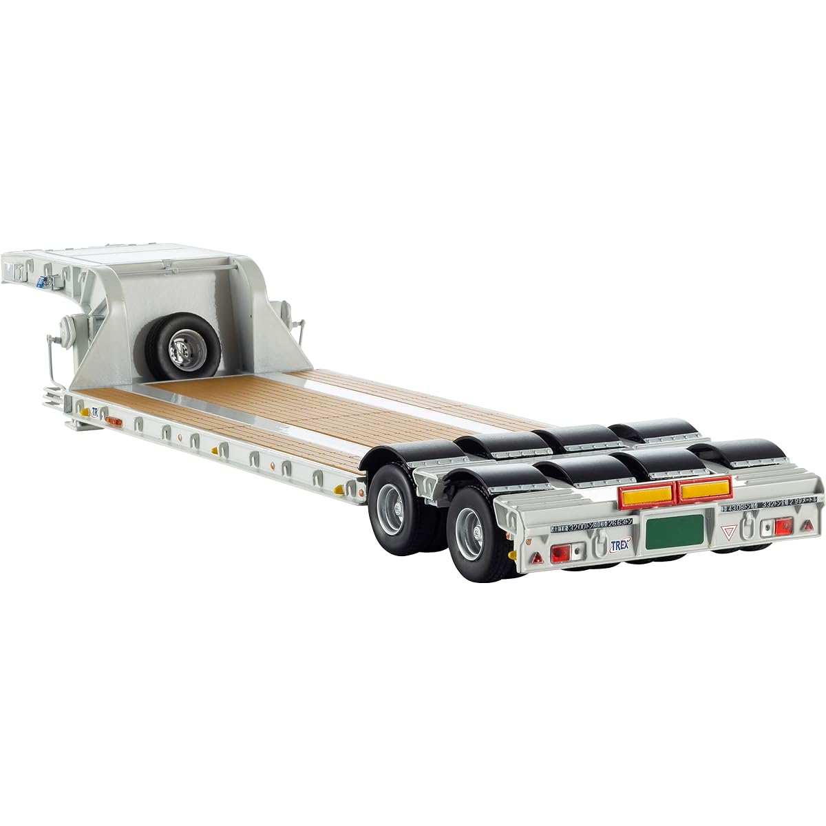 Kyosho Original 1/43 Nippon Trex Heavy Equipment Transport Semi-Trailer White Finished Product