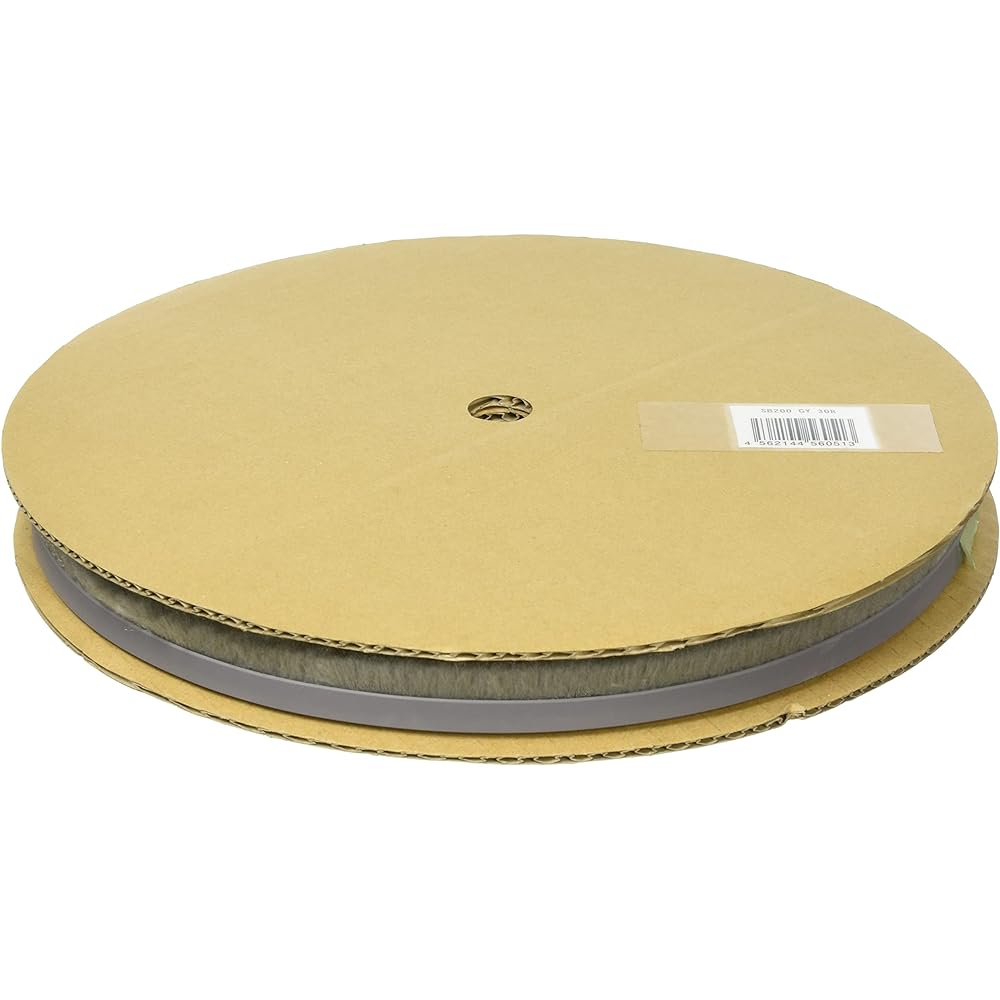 Tsuchiya Gap Brush Seal Silver Base Width 10X Brush Length 10mmX Length 30m SB200GY-30R