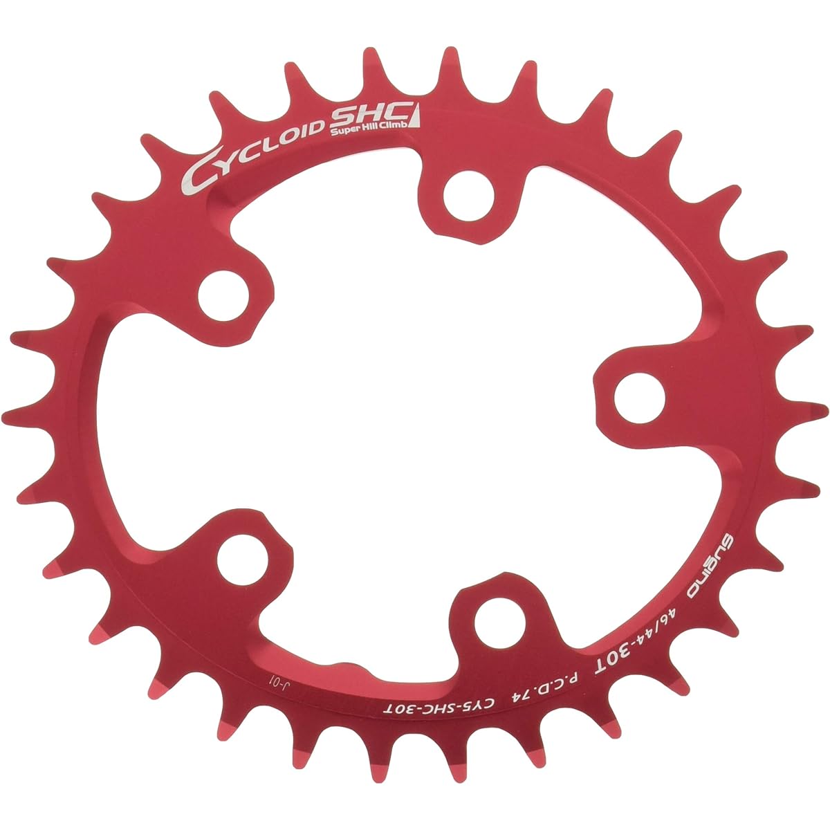 Sugino CY5-SHC Chainring (Multi-stage) Red 30T