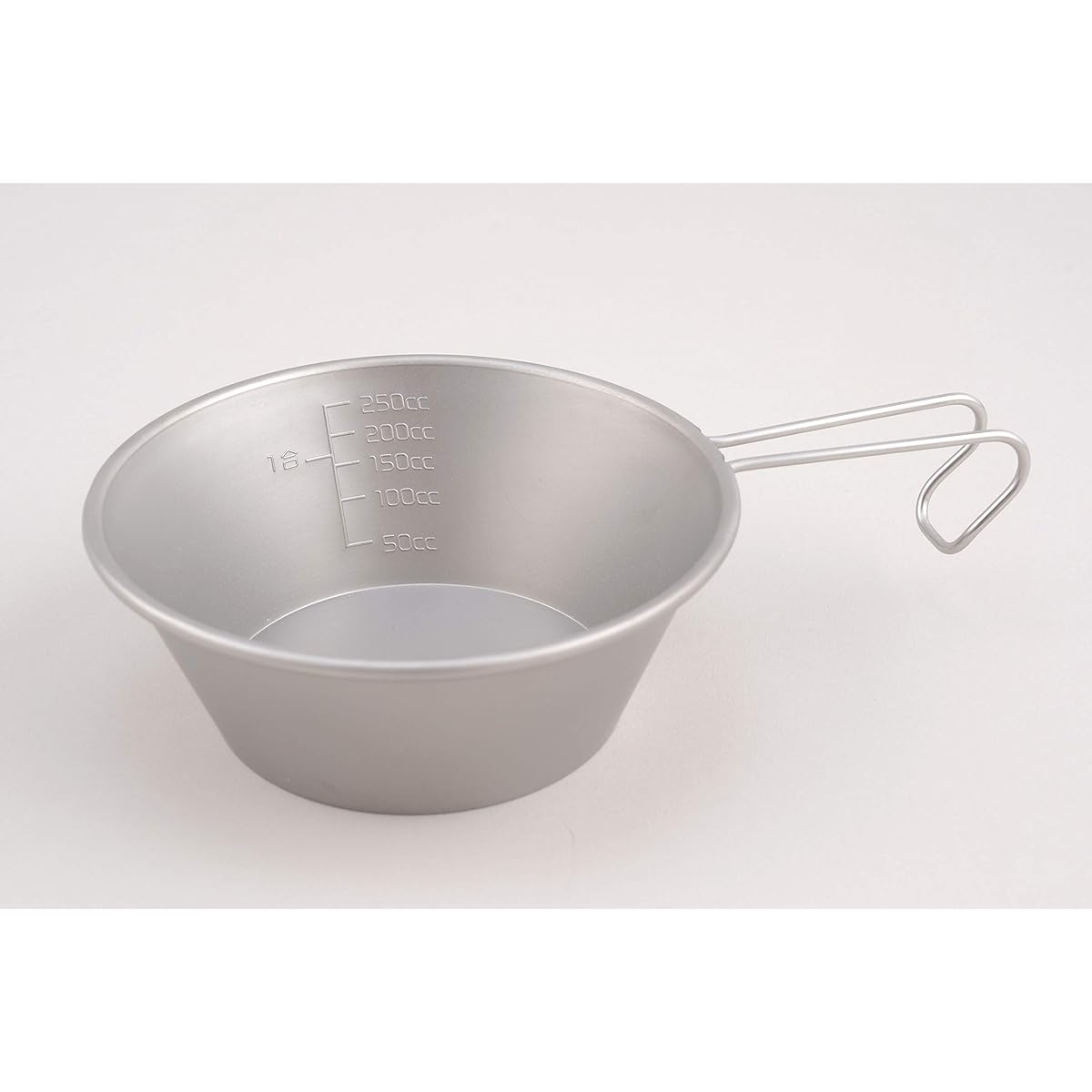 Katari Shoji Made in TSUBAME Titanium Shera Cup 330ml with scale