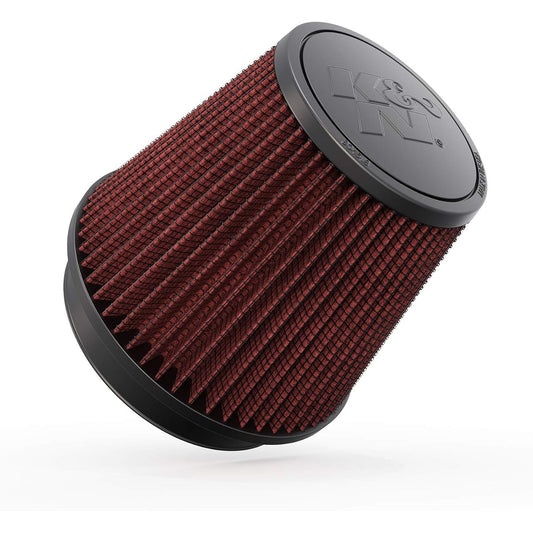 K & N Universal Clamp-on Air Filter: High performance, premium, washing, replacement engine filter: Flange diameter: 5 inches, 5.5 inches, flango length: 1 inch, shape: Round tapered, RU-5147