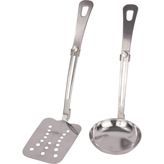 CAPTAIN STAG Barbecue Cooking Tool Turner Ladle Foldable Compact Stainless Steel Made in Japan M-7538/M-7752/UZ-13225