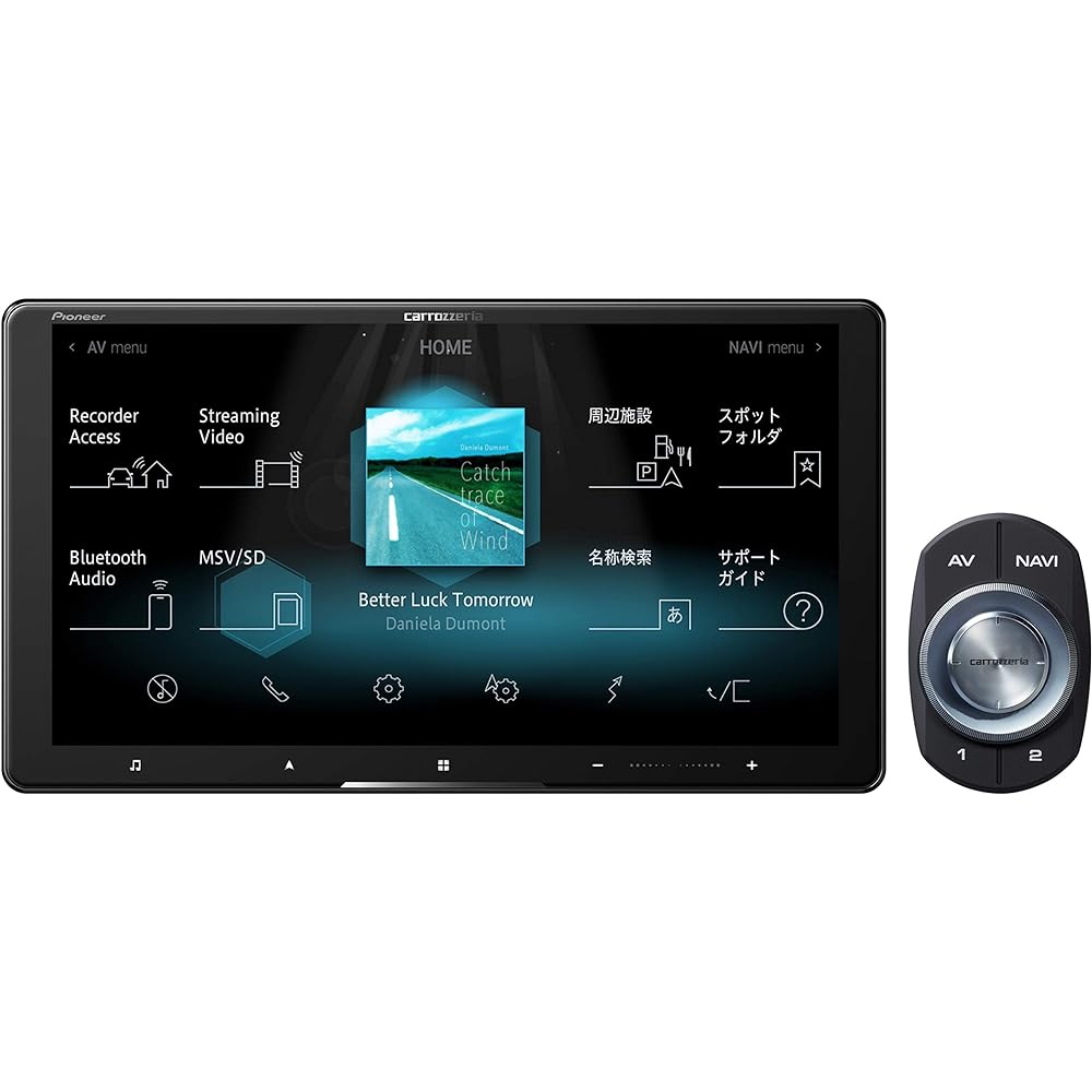 Pioneer Car Navigation AVIC-CQ910 9 Inch Cyber Navigation Free Map Update Full Seg DVD CD Bluetooth SD USB High Resolution HD Image Quality Carrozzeria